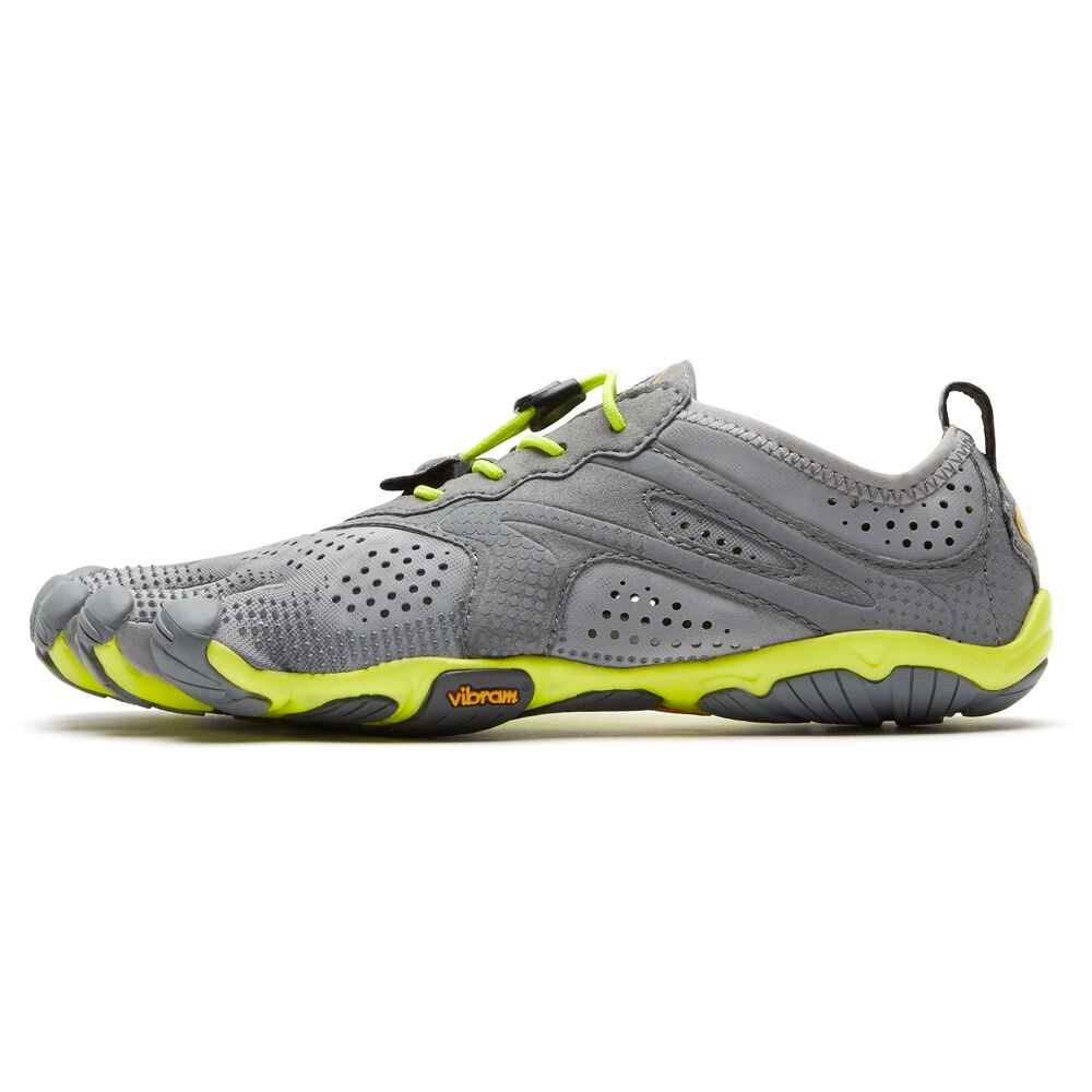 Vibram Five Fingers Womens Hiking Shoes - Grey/Green - V-Run - 48075-FEQT